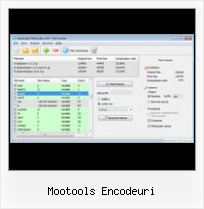 Javascript Uncompress String mootools encodeuri