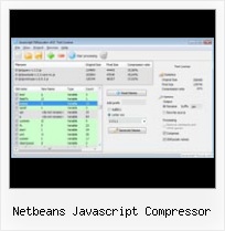 Compressor Jquery netbeans javascript compressor