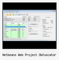Javascript Uncompress String netbeans web project obfuscator