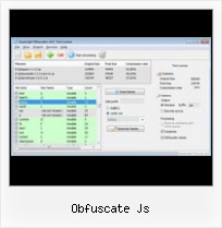 Safe Compression Javascript Regex obfuscate js