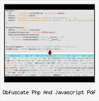 Encodetext Javascript obfuscate php and javascript pdf