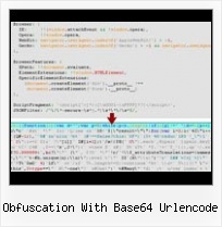 Jslint Netbeans obfuscation with base64 urlencode