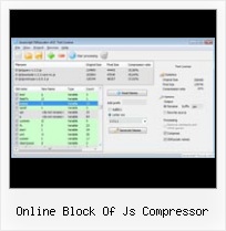 Warning Found An Undeclared Symbol online block of js compressor