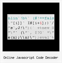 Online Jsmin online javascript code decoder