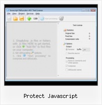 Protect Javascript Code protect javascript