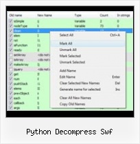 Javascript Encoder Bookmarklet python decompress swf