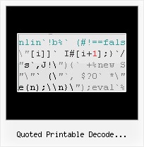 Visual Studio 2008 Obfuscator Javascript quoted printable decode javascript algorithm