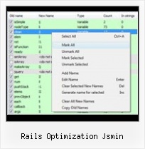 Javascript Encode Http rails optimization jsmin