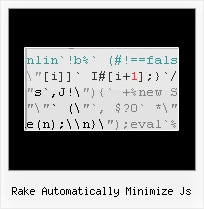 Using Javascript Closure For Obfuscation rake automatically minimize js