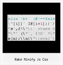 Javascript Compress Utility rake minify js css