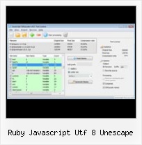 Best Js Packer ruby javascript utf 8 unescape