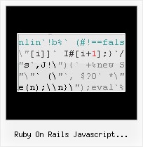 Packer Code Depack ruby on rails javascript compression ror
