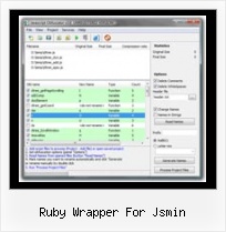 Java Javascript Obfuscator ruby wrapper for jsmin
