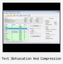 Yui Ajax Compress Decompress text obfuscation and compression