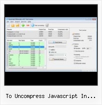 Javascript Minifier Servlet to uncompress javascript in browser