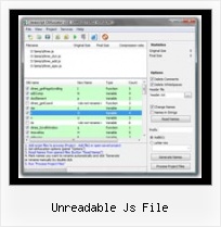 Obfuscate Javascript unreadable js file