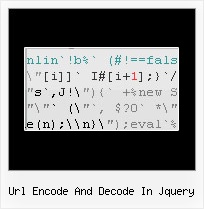 Mangle It Java Guide url encode and decode in jquery