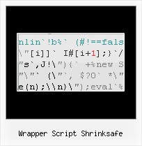Online Url Obfuscator wrapper script shrinksafe