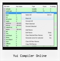 Htmlentities Online Javascript yui compiler online