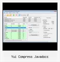 Online Compress Obfuscation Minify Js yui compress javadocs