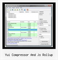 Jquery Online Packer yui compressor and js rollup