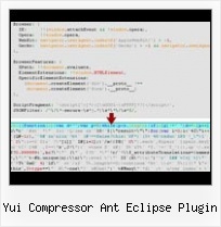 Uri Javascript yui compressor ant eclipse plugin