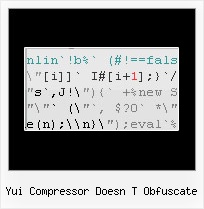 Get Querystring Obfuscate Javascript yui compressor doesn t obfuscate