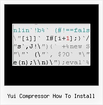 Jquery Hex Encode yui compressor how to install