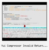 Obfuscate Js In Netbeans 6 5 yui compressor invalid return syntax error
