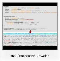 Yui Obsfucator yui compressor javadoc