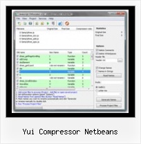 Jscript Encoding yui compressor netbeans