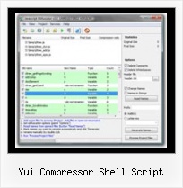 Javascript Decompress Online yui compressor shell script
