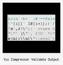Hide Email Address With Javascript yui compressor validate output
