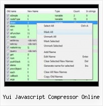 Jsmin Ruby yui javascript compressor online