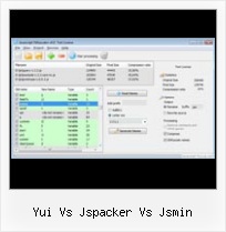 Javascript Obfuscator Slows yui vs jspacker vs jsmin