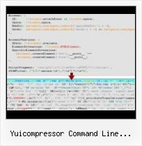 Javascript Gzip Function yuicompressor command line parameters