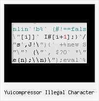 Javascript Obfuscator Decoder yuicompressor illegal character